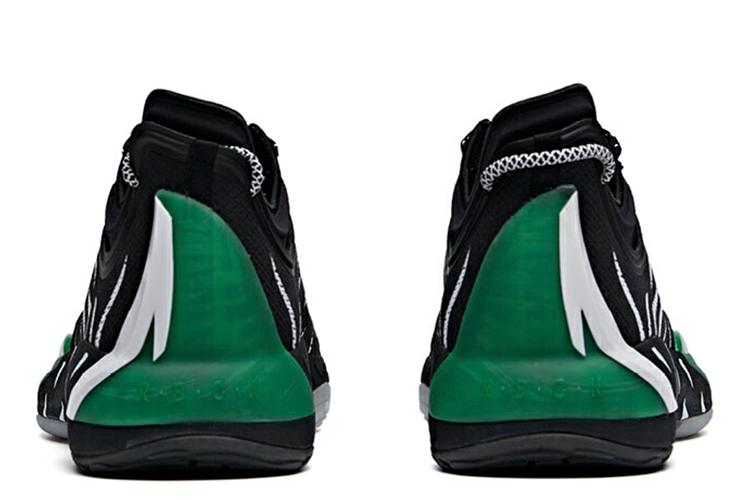 Кроссовки мужские ANTA GH1 черно-зелёные, 44.5 EU