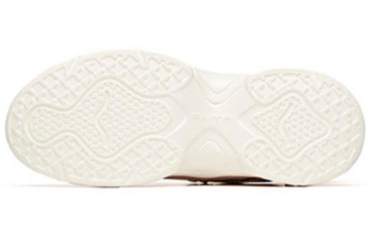 Кроссовки женские Keith Harry x Anta белые с зелёным и оранжевым акцентами