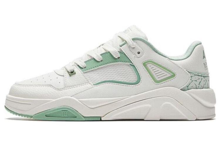 Кеды женские Anta Lieyan3.0 белые и зелёные