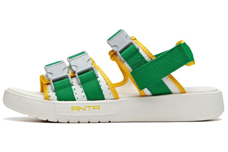 Сандалии мужские ANTA X Sprite белые, зеленые, желтые, 42 EU