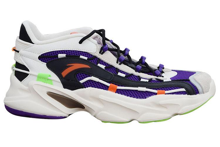 Кроссовки мужские Anta Walker бело-фиолетовые, 39 EU