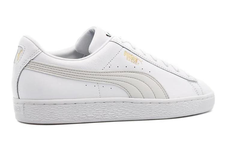 Кроссовки унисекс PUMA Basket Classic Xxi белые-бежевые, 42 EU