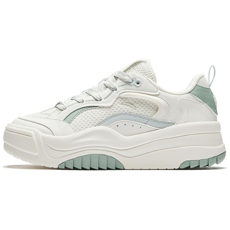 Кеды женские ANTA 922438003-2 бело-зелёные