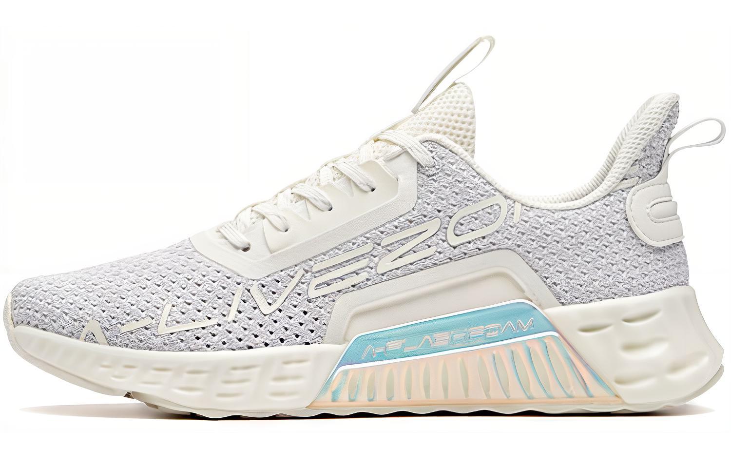 Кроссовки женские ANTA 12927788-2 серебристо-белые