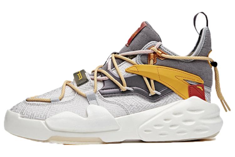 Кроссовки мужские Anta Dominant 5 серо-жёлтые