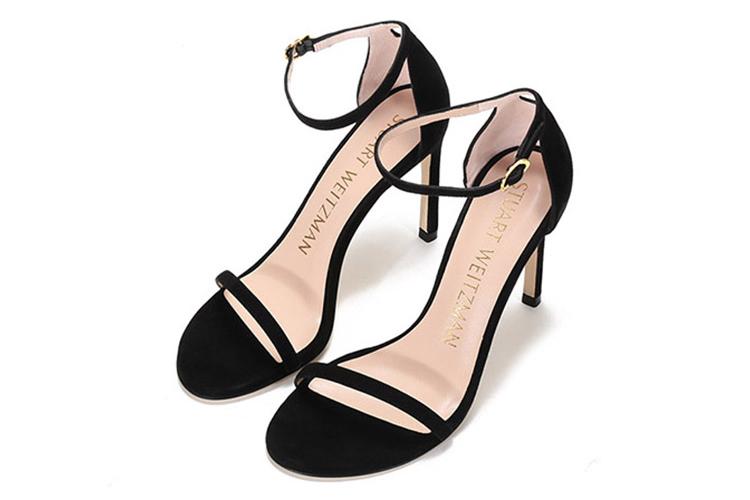 Босоножки женские Stuart Weitzman NUDISTSONGSUESUEDE黑, черные-бежевые, 36.5 EU