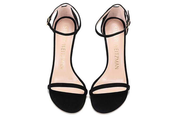 Босоножки женские Stuart Weitzman NUDISTSONGSUESUEDE黑, черные-бежевые, 36.5 EU