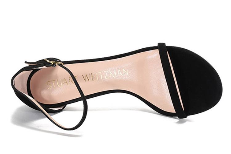 Босоножки женские Stuart Weitzman NUDISTSONGSUESUEDE黑, черные-бежевые, 36.5 EU