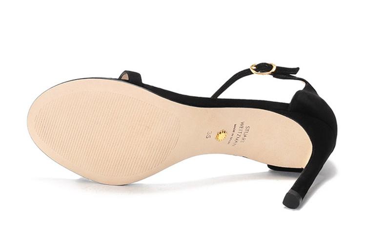 Босоножки женские Stuart Weitzman NUDISTSONGSUESUEDE黑, черные-бежевые, 36.5 EU