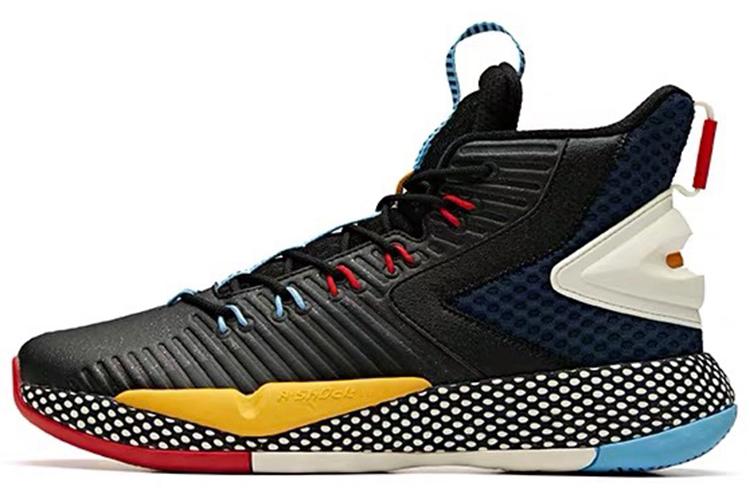 Кроссовки мужские ANTA Quick Battle черные и желтые