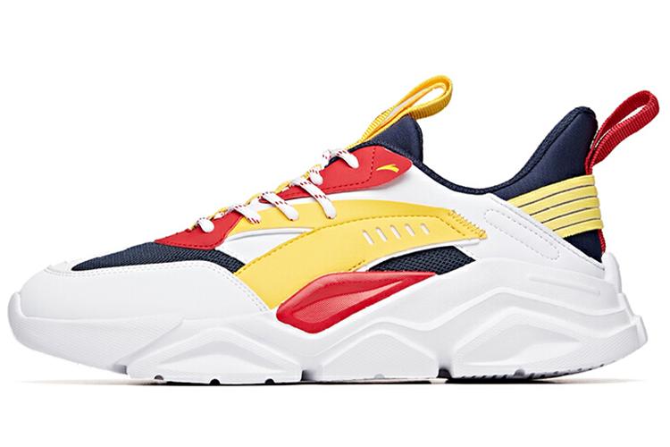 Кроссовки мужские ANTA Life Collection 912038820-2, белый/желтый/красный