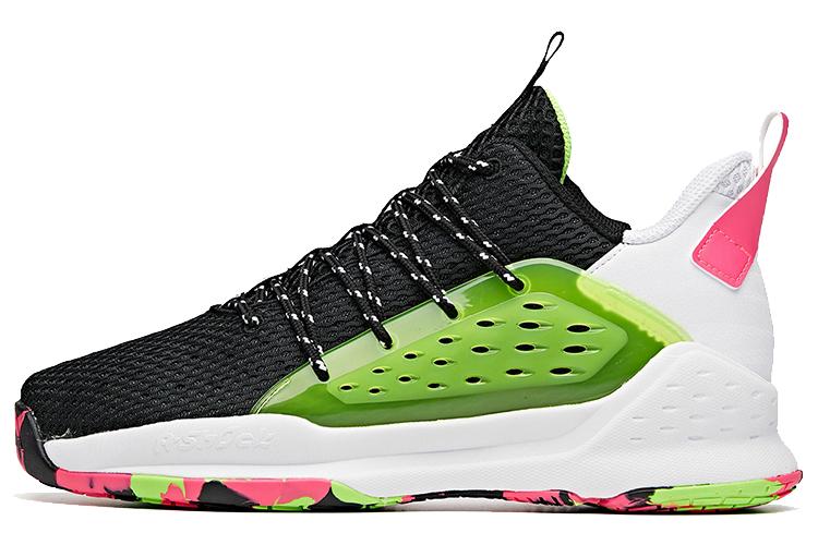 Кроссовки мужские ANTA 112021610-1 черный, зеленый, белый