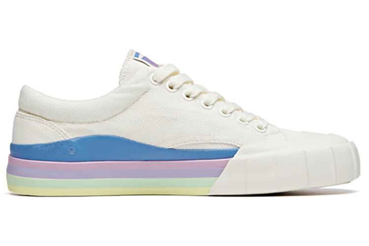 Кеды женские ANTA Life Collection 122028608-2 белые с синим и фиолетовым, 39 EU