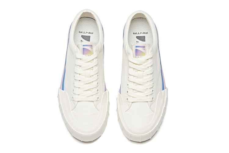 Кеды женские ANTA Life Collection 122028608-2 белые с синим и фиолетовым, 39 EU