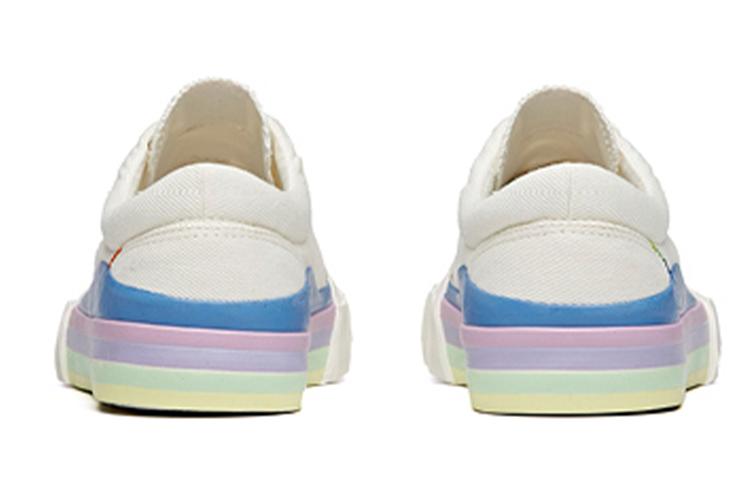 Кеды женские ANTA Life Collection 122028608-2 белые с синим и фиолетовым, 39 EU