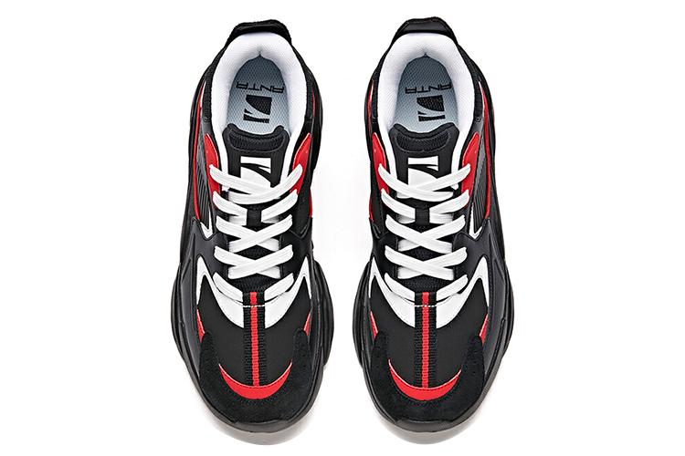 Кроссовки мужские ANTA Life черные, белые, красные, 42.5 EU