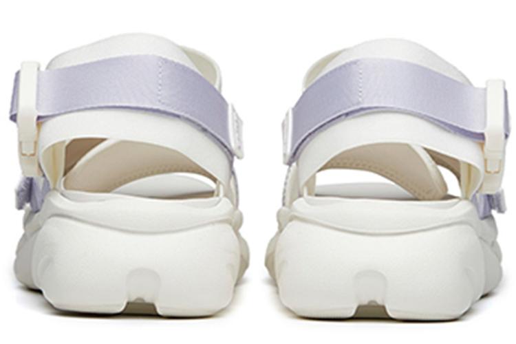 Сандалии женские Anta 922226966-2 белые и фиолетовые, 39 EU