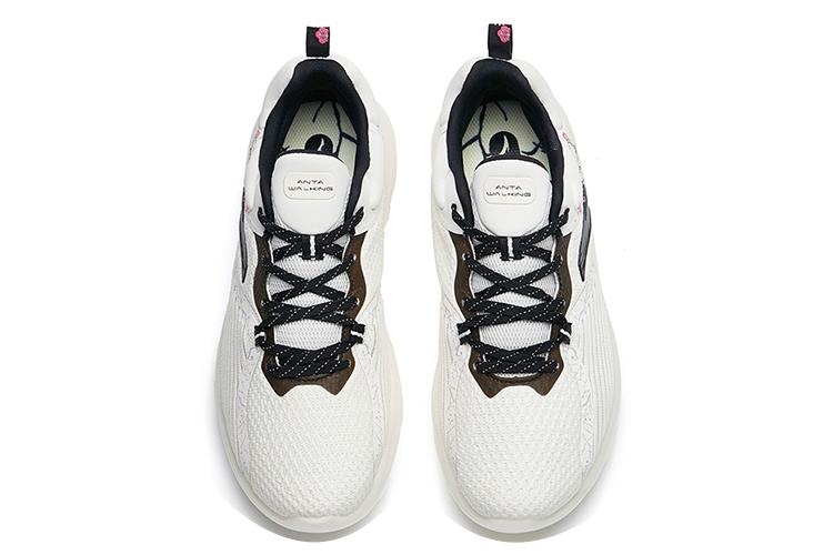 Кроссовки женские ANTA 122217718-7 слоновая кость/черный