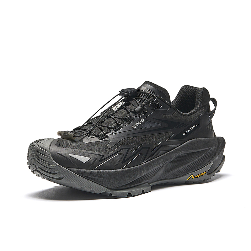 Кроссовки женские ANTA Tracking Waterproof черные, 39 EU