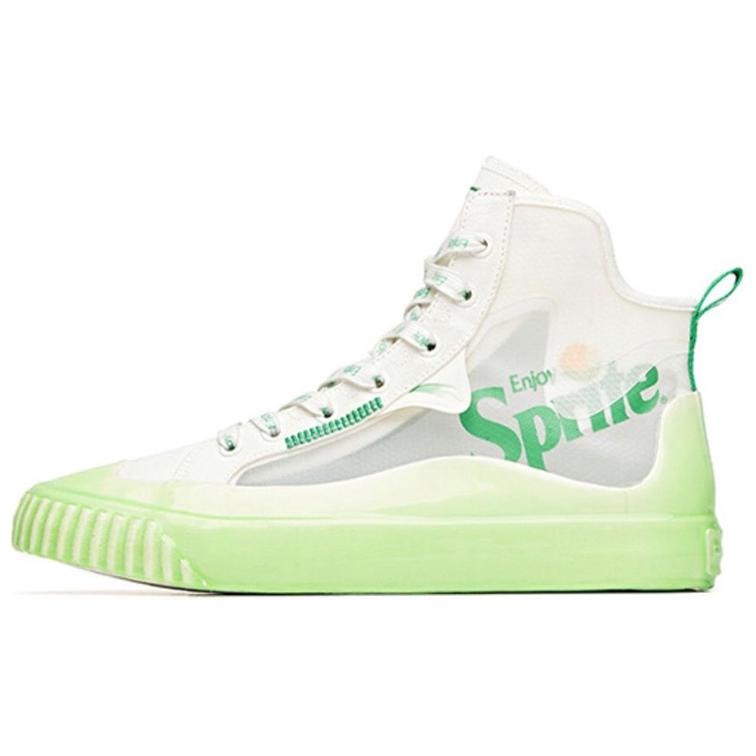 Кроссовки мужские Sprite x Anta белые, зеленые