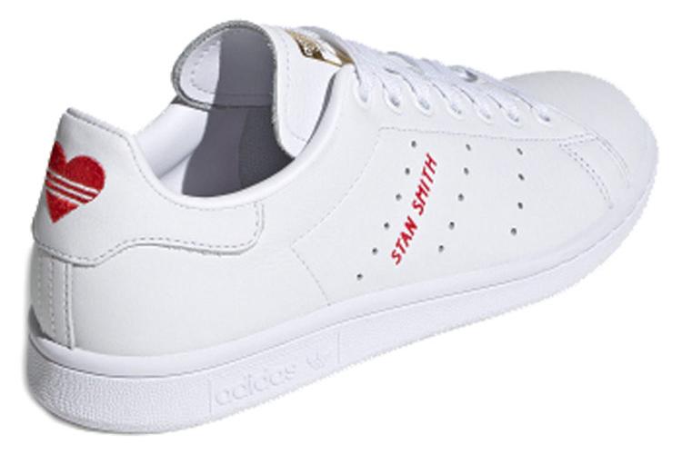 Кеды женские Adidas Stan Smith Valentine's Day белые, 36 2/3 EU