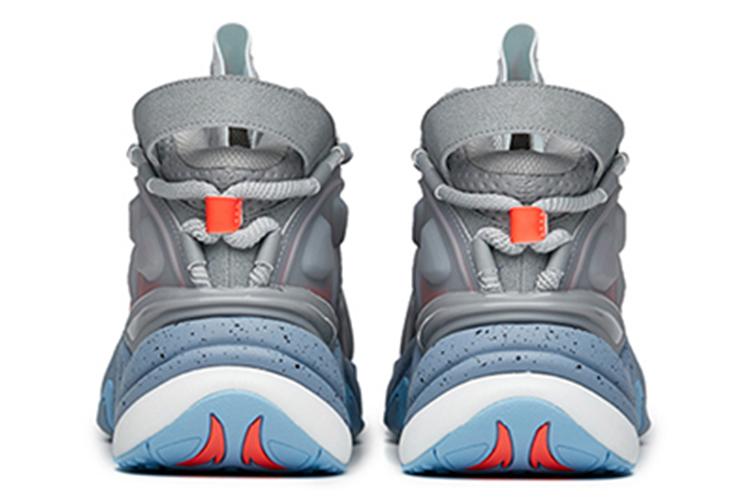 Кроссовки мужские ANTA 912218090-1 светло-серый/серый/неоново-красный, 44.5 EU