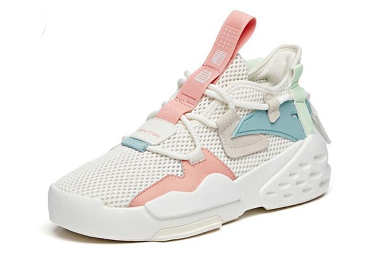 Кроссовки женские Anta Bastard 6 белые с розовым акцентом