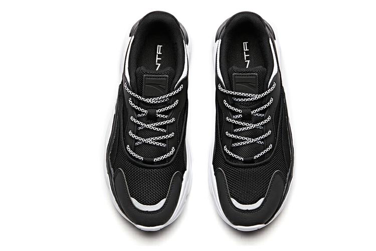 Кроссовки женские ANTA 12848883-1 черно-белые, 36 EU