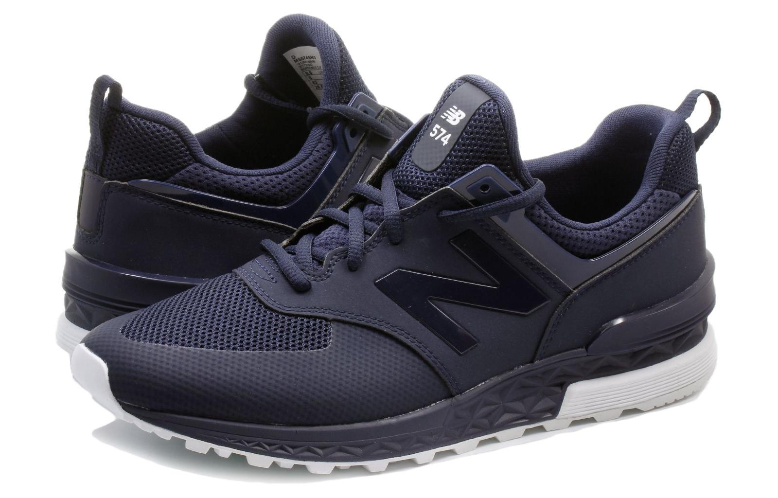 Кроссовки унисекс New Balance 574, navy blue, 36 EU