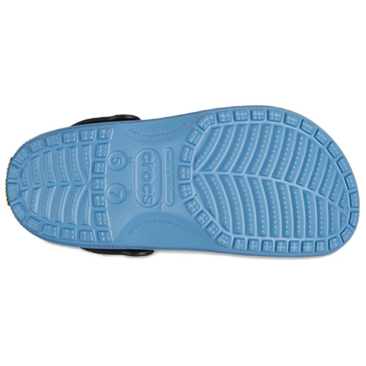 Шлепанцы унисекс Crocs Classic Clog Minions, blue yellow, 37-38 EU