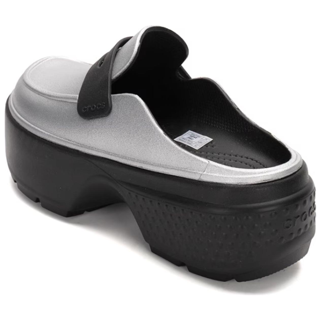 Шлепанцы унисекс Crocs 210363-01V серебристые