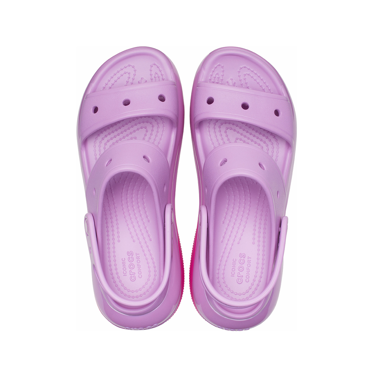 Сандалии женские Crocs Bubbles, bubbles purple, 38-39 EU
