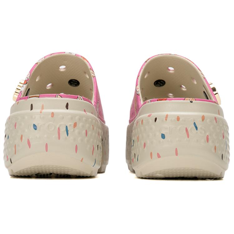 Шлепанцы унисекс Crocs Stomp Slide Line Friends, розовые, 41-42 EU