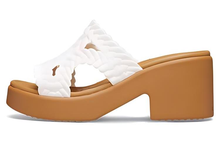 Туфли женские Crocs EVA Slide белые, 39-40 EU