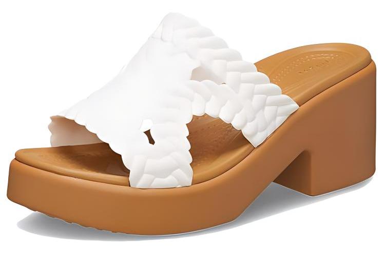 Туфли женские Crocs EVA Slide белые, 39-40 EU