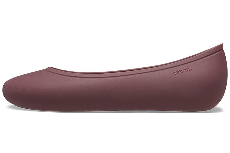 Слиперы женские Crocs Brooklyn Flats темно-вишневые, 36-37 EU