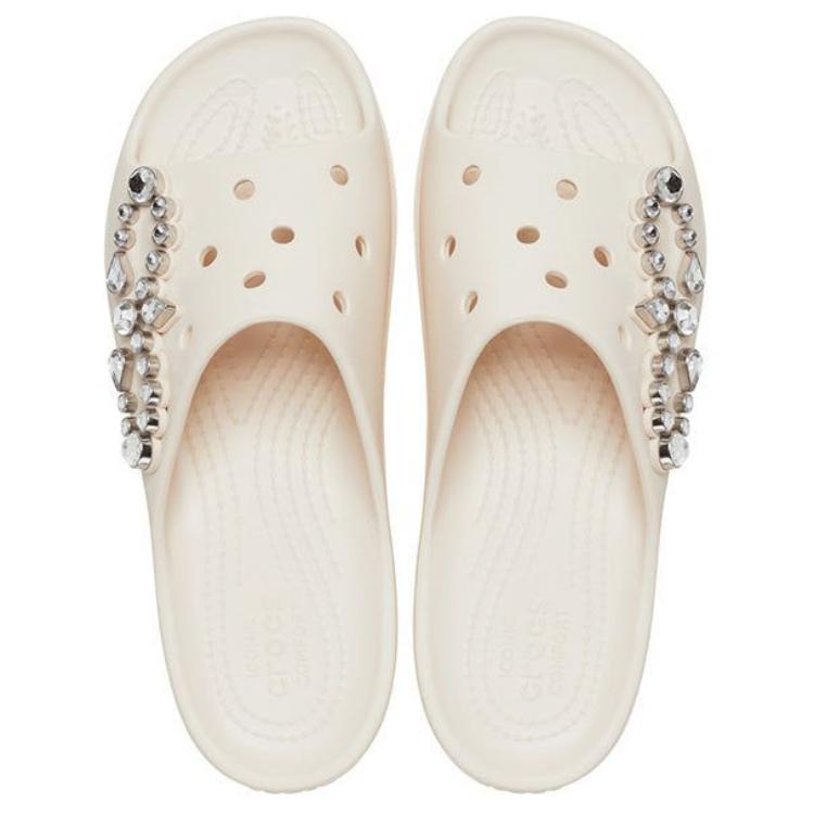 Туфли женские Crocs EVA бежевые, 39-40 EU