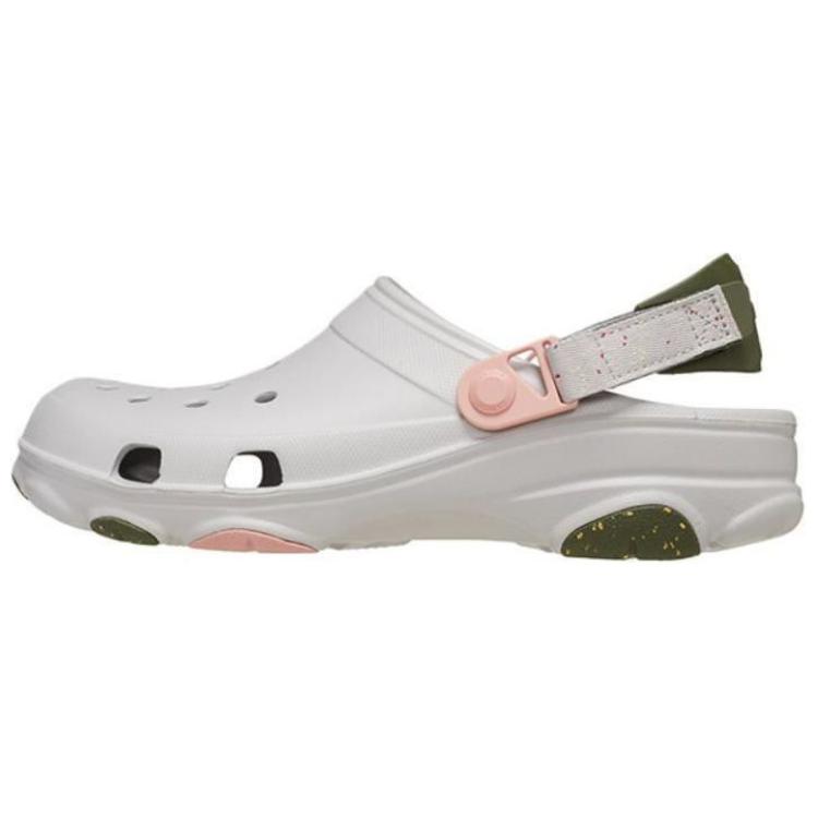 Шлепанцы мужские Crocs 206340-1FS, elegant gray/multicolor