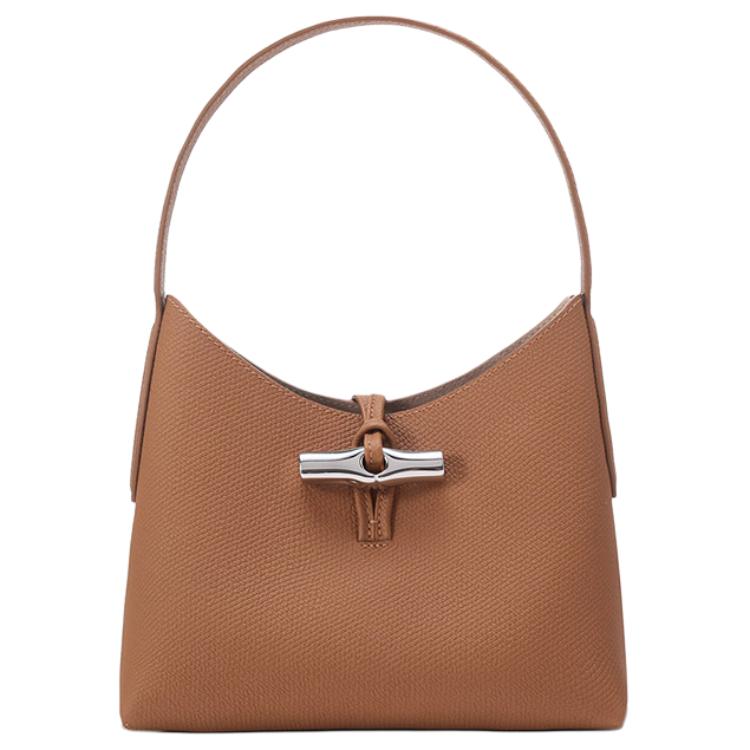 Сумка женская LONGCHAMP Roseau медово-коричневая