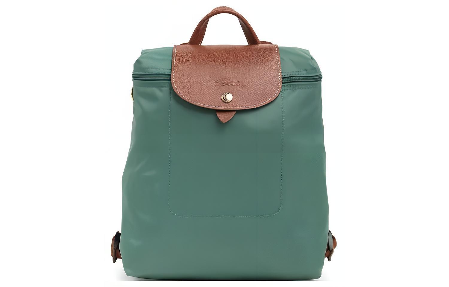 Рюкзак женский LONGCHAMP Le Pliage Canvas шалфейно-зеленый