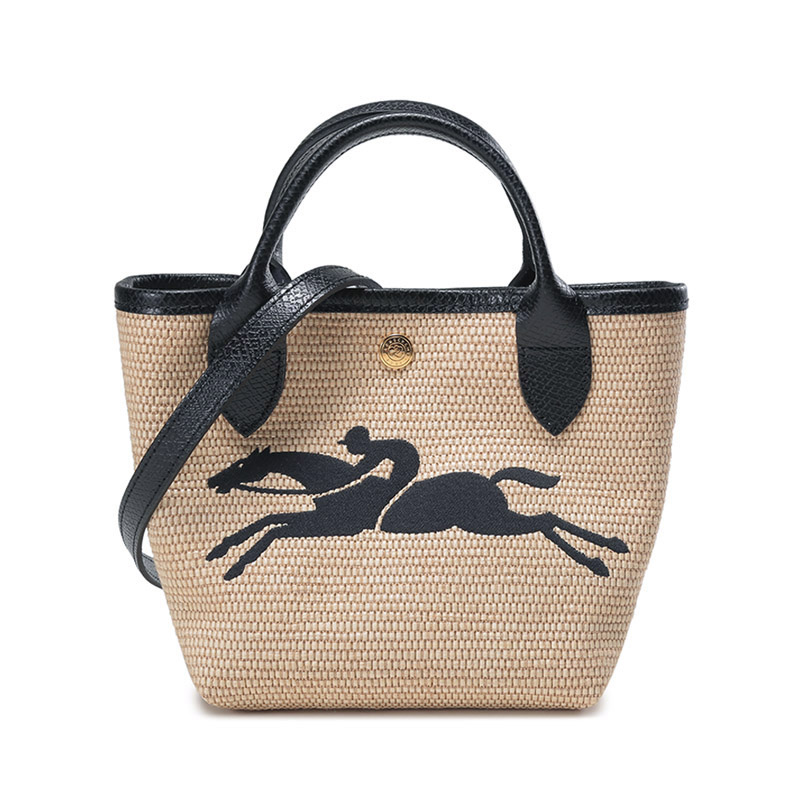 Сумка женская LONGCHAMP Le Pliage Paris khaki & black