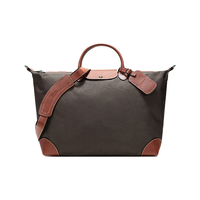 Сумка унисекс LONGCHAMP Boxford Canvas коричневая