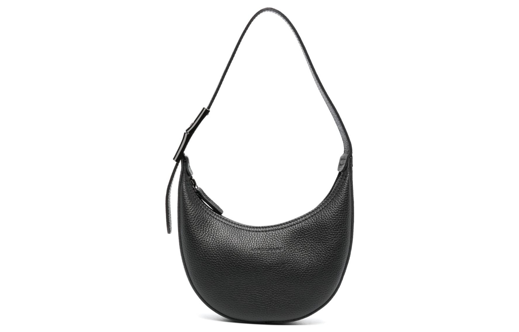 Плечевая сумка женская LONGCHAMP Roseau Essential Small Shoulder Bag черная
