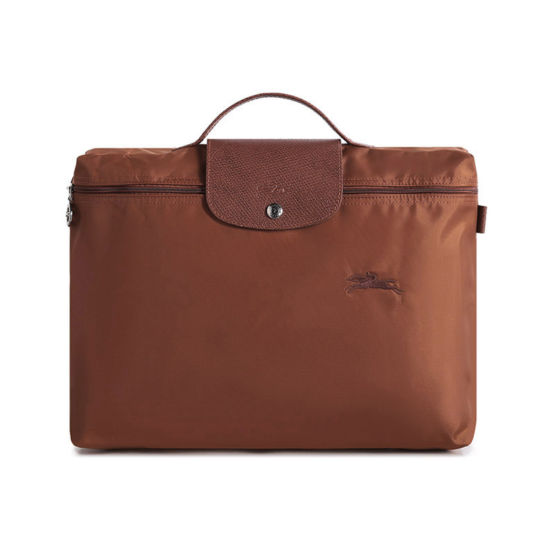 Папка для документов мужская LONGCHAMP Le Pliage Briefcase коричневая