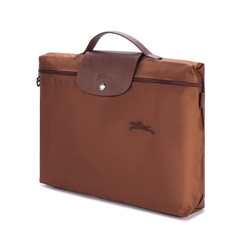 Папка для документов мужская LONGCHAMP Le Pliage Briefcase коричневая