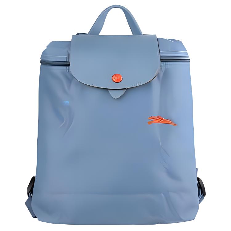 Рюкзак женский LONGCHAMP Le Pliage Nylon небесно-голубой