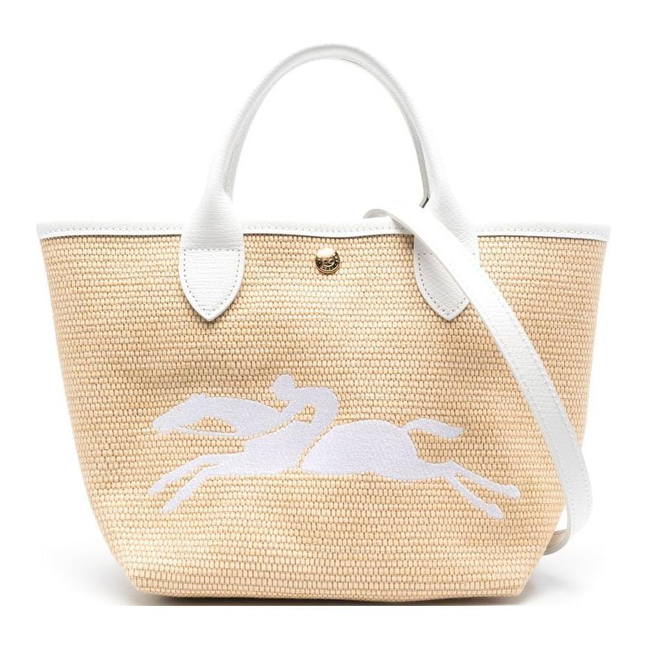 Сумка женская LONGCHAMP Le Panier Pliage белая