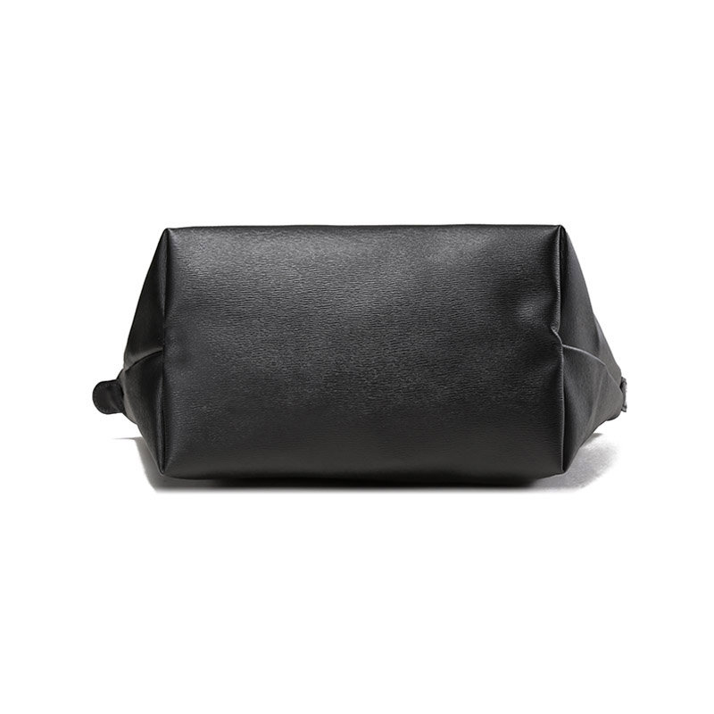 Сумка женская LONGCHAMP Le Pliage Cow Leather Canvas черная, маленькая