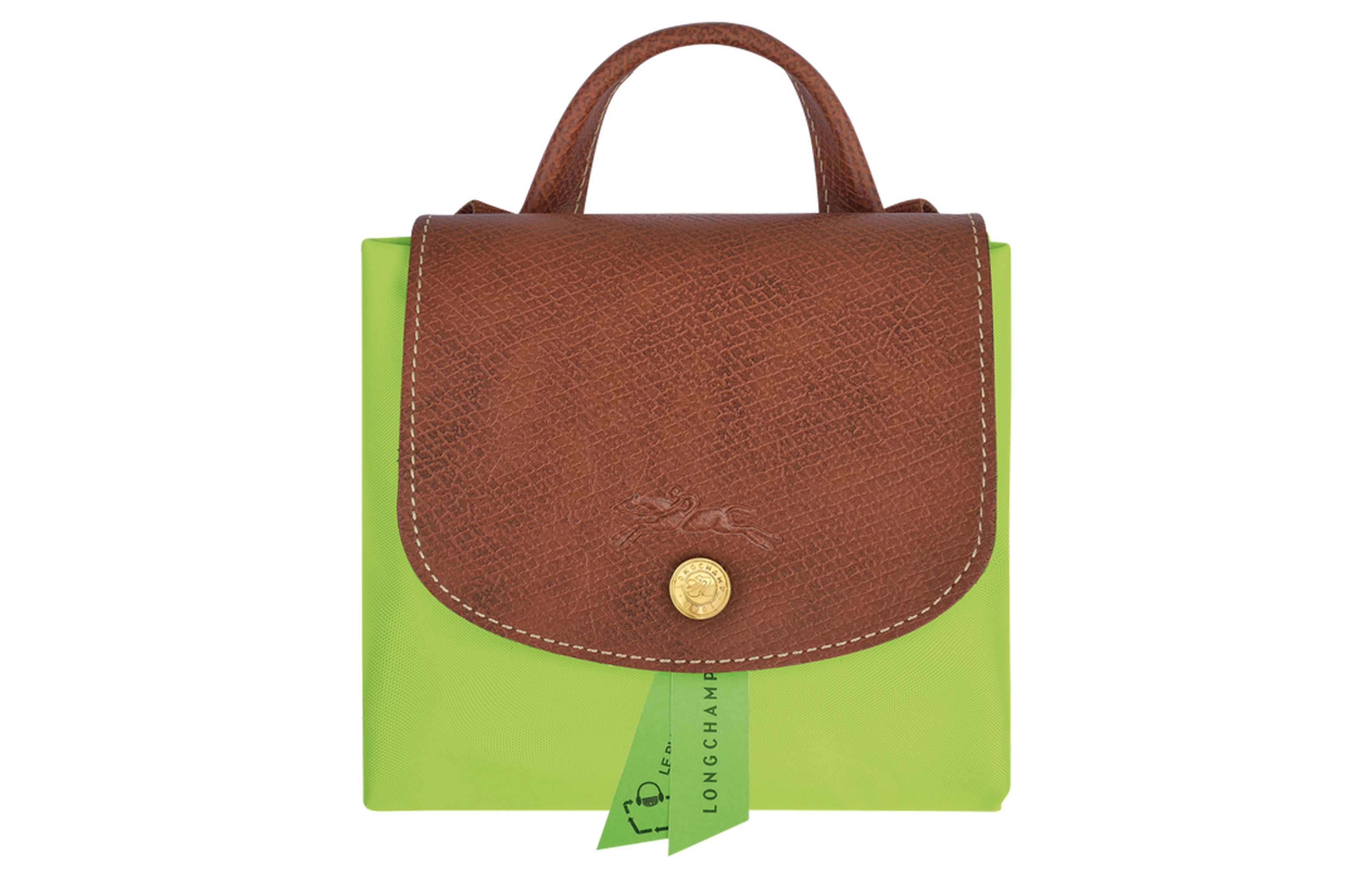 Рюкзак женский LONGCHAMP Le Pliage Mini зеленый