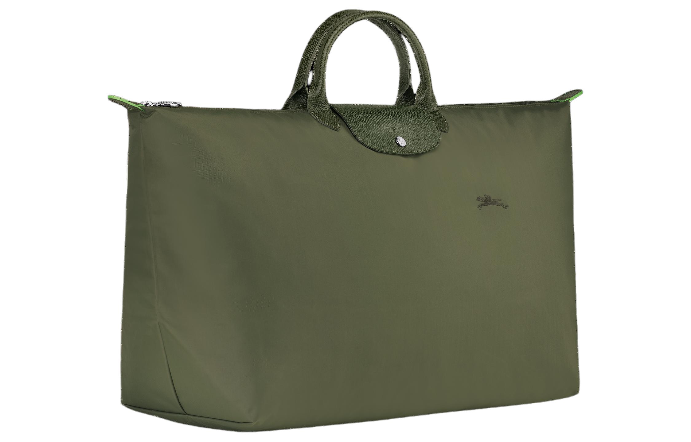 Дорожная сумка мужская LONGCHAMP Le Pliage Green зелёная